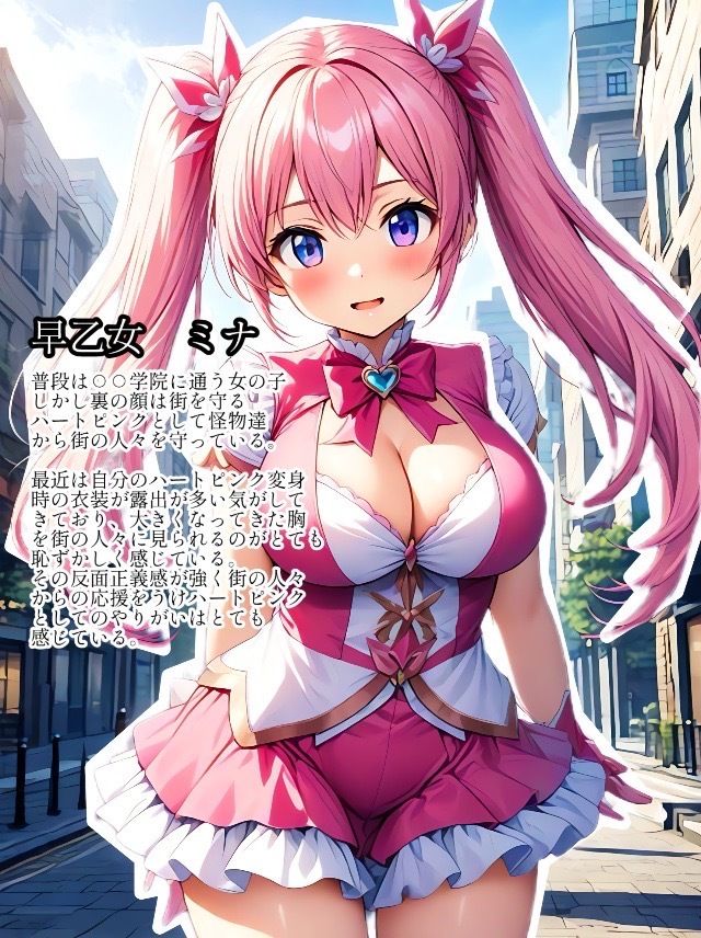 【入れ替わり・イラスト集】魔法少女入れ替わり サンプル2ページ目