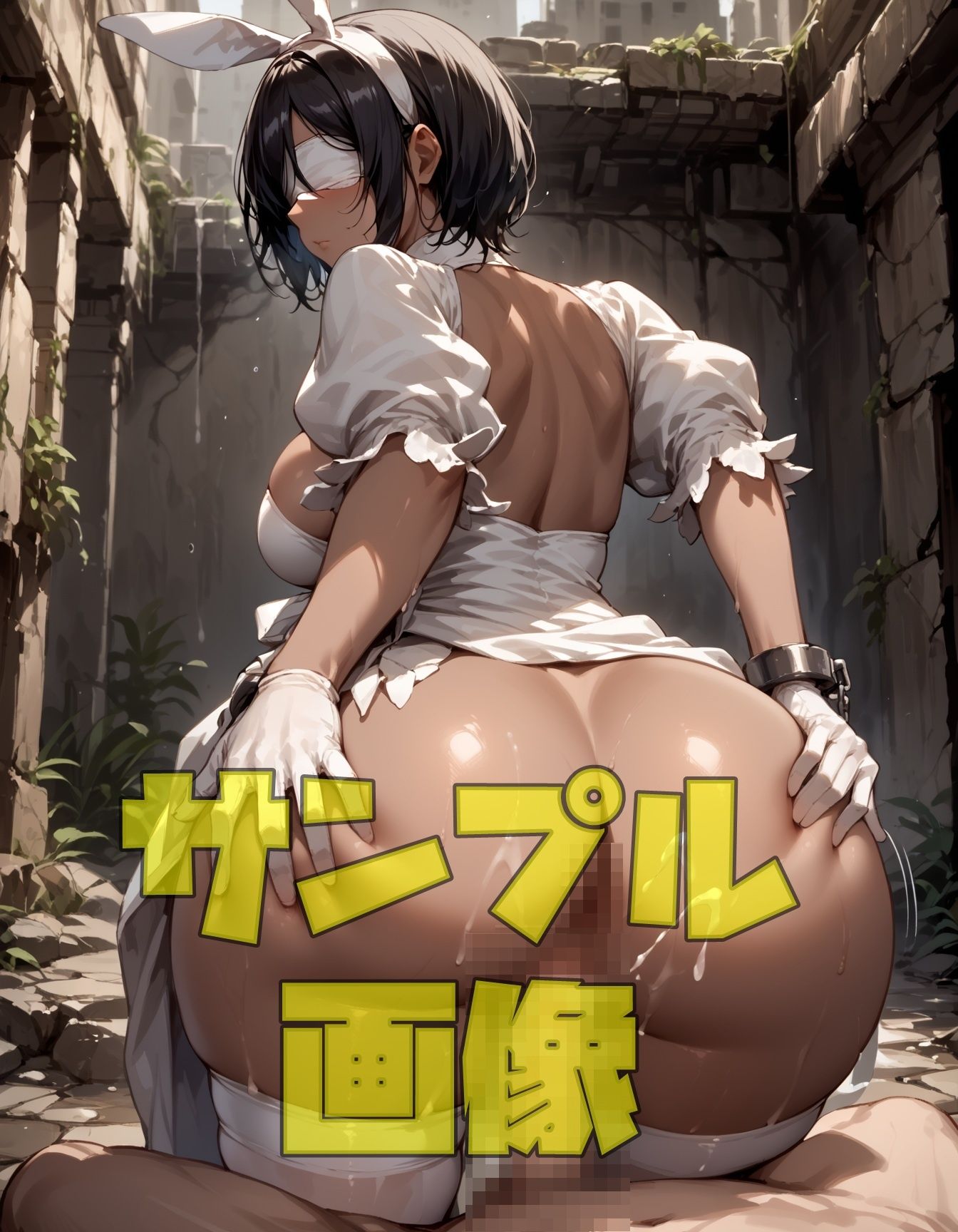 黒い兎に白いオイルを満タンで。 サンプル5ページ目