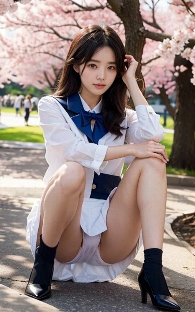 女子大生お花見パンチラ画像集 サンプル3ページ目