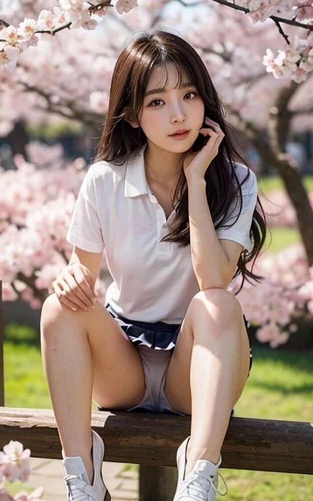 女子大生お花見パンチラ画像集 サンプル6ページ目