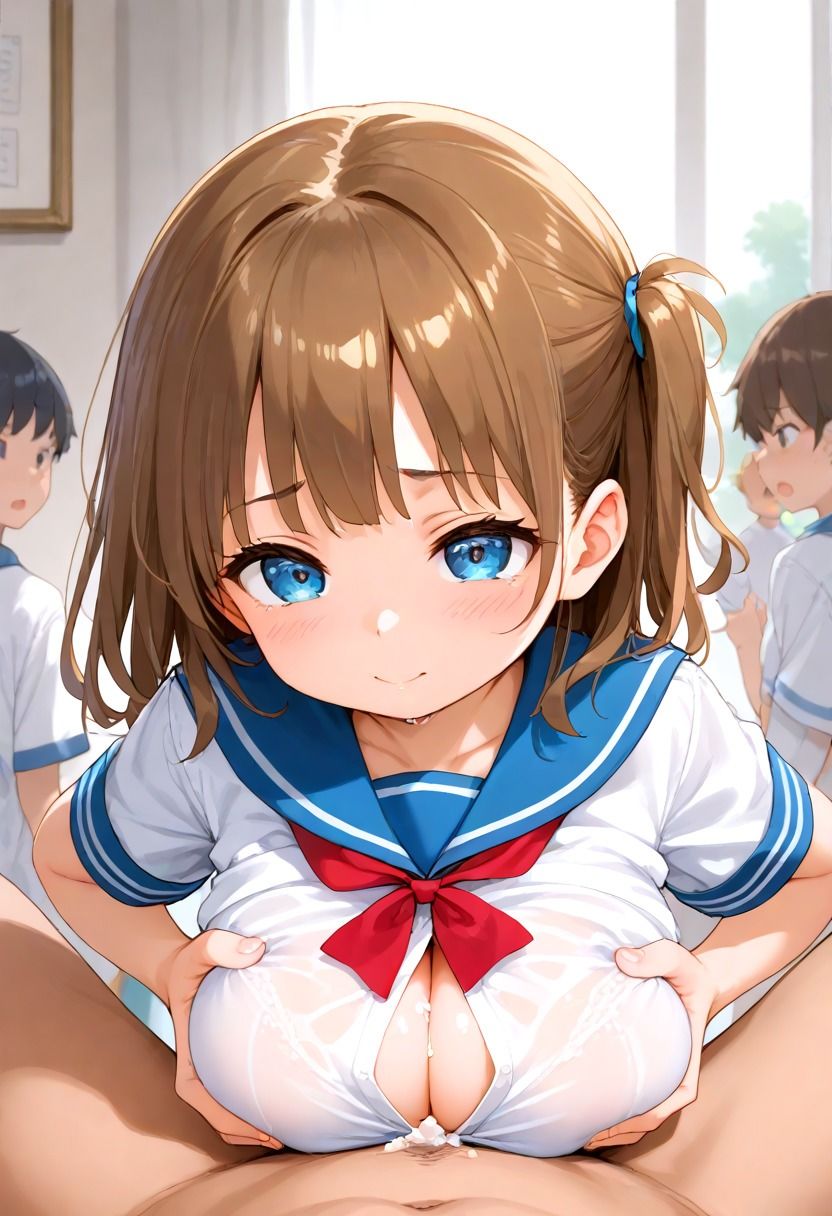 巨乳の妹はお兄ちゃんとエッチしたい 「いっぱい出して気持ち良いの？」 サンプル1ページ目