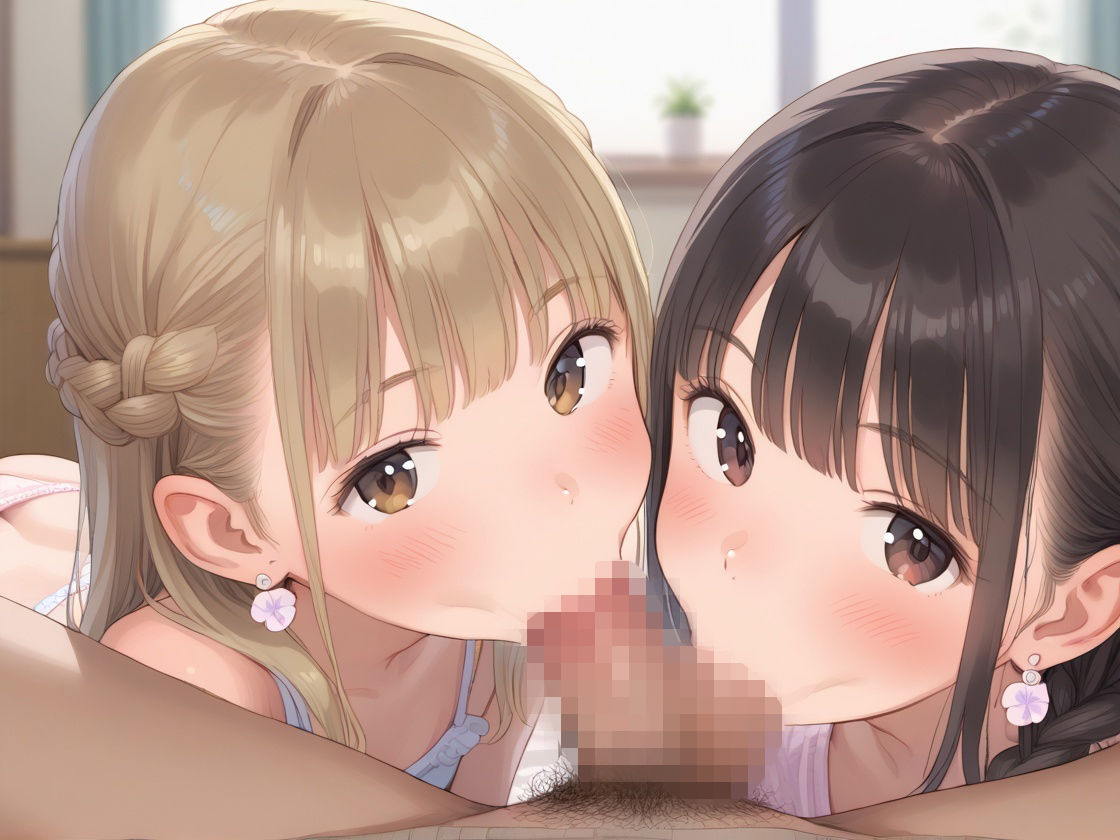 レズを見かけたら俺も混ぜてくれた優しい妹たち サンプル6ページ目