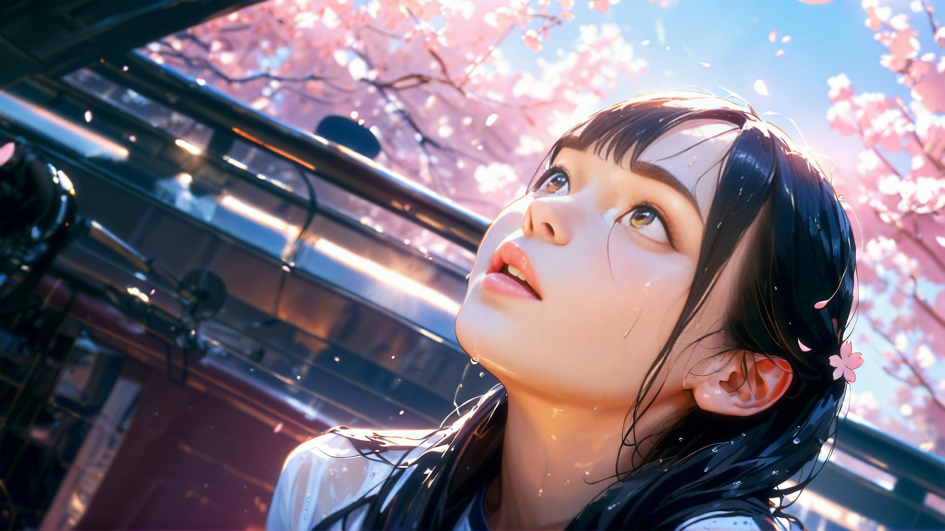 満開の桜の樹の下で サンプル8ページ目