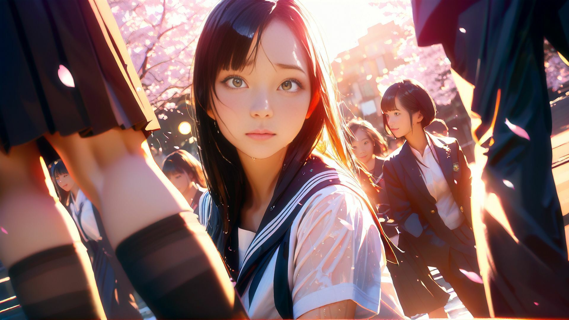 満開の桜の樹の下で サンプル9ページ目