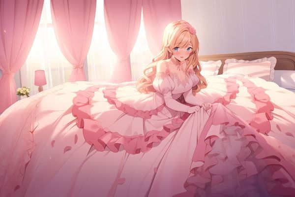 【ドレス美少女39】ピンクの夢に包まれて――華麗なるドレスの少女たち サンプル7ページ目