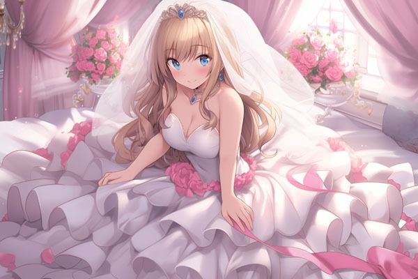 【ドレス美少女39】ピンクの夢に包まれて――華麗なるドレスの少女たち サンプル8ページ目