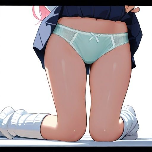ルーズソックスと紺色ハイソのパンチライラスト集 サンプル5ページ目