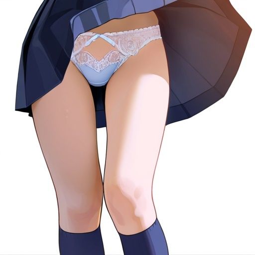 ルーズソックスと紺色ハイソのパンチライラスト集 サンプル8ページ目