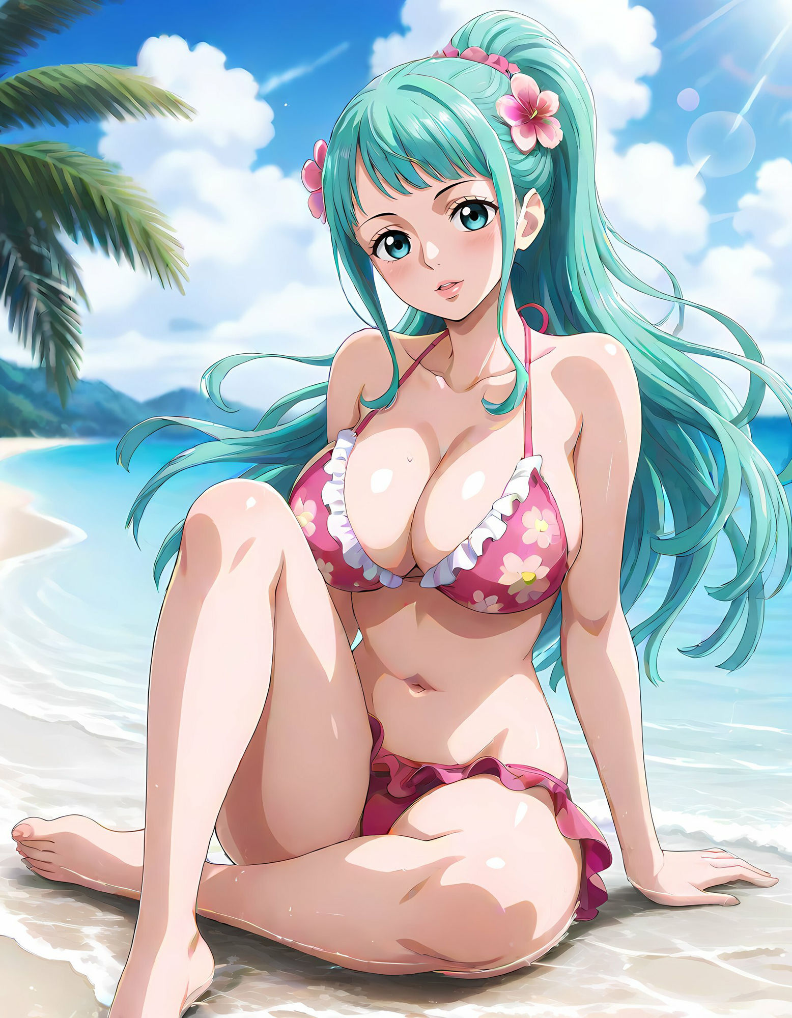 光月日和との濃厚な夏 サンプル2ページ目