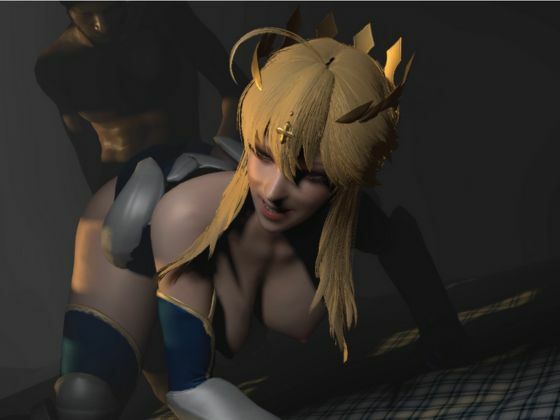 【究極】Fateの誇り高き獅子王、ランサーアルトリアを調教したりBBCプレイでガバマンにしたり、人生戻れない体にしてあげる動画パック サンプル6ページ目