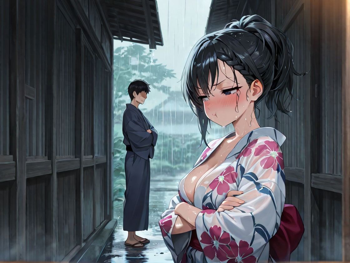 花火大会の夜、狂わせた突然の雨〜幼馴染のクラスメイトと駆け込んだラブホ相部屋雨宿り中出し〜 サンプル4ページ目