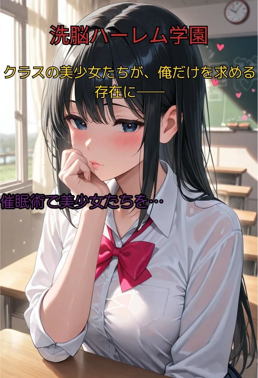 支配された学園  洗脳アプリでクラスの美少女たちを抗えぬ快楽で従順ハーレム化 サンプル1ページ目