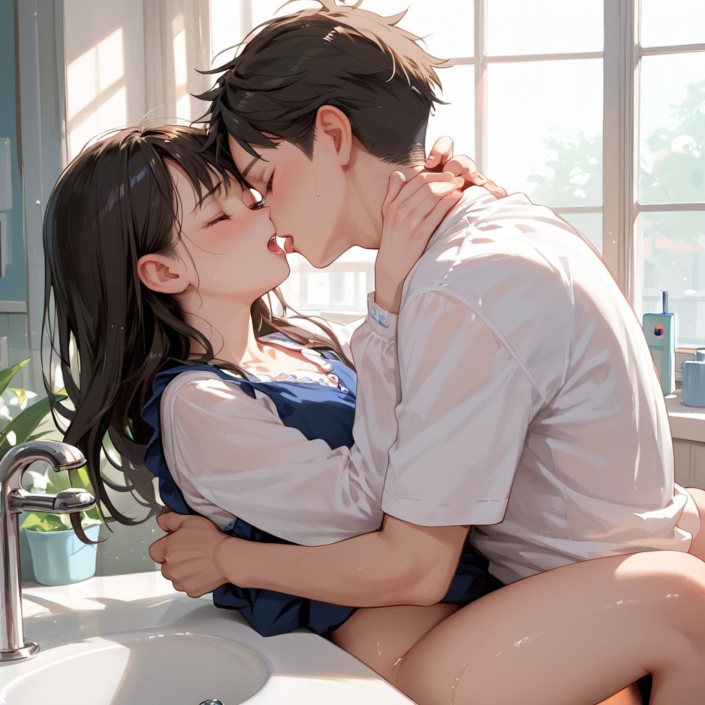 泊まりに来たJK妹の友達のお風呂を覗いてしまって サンプル7ページ目