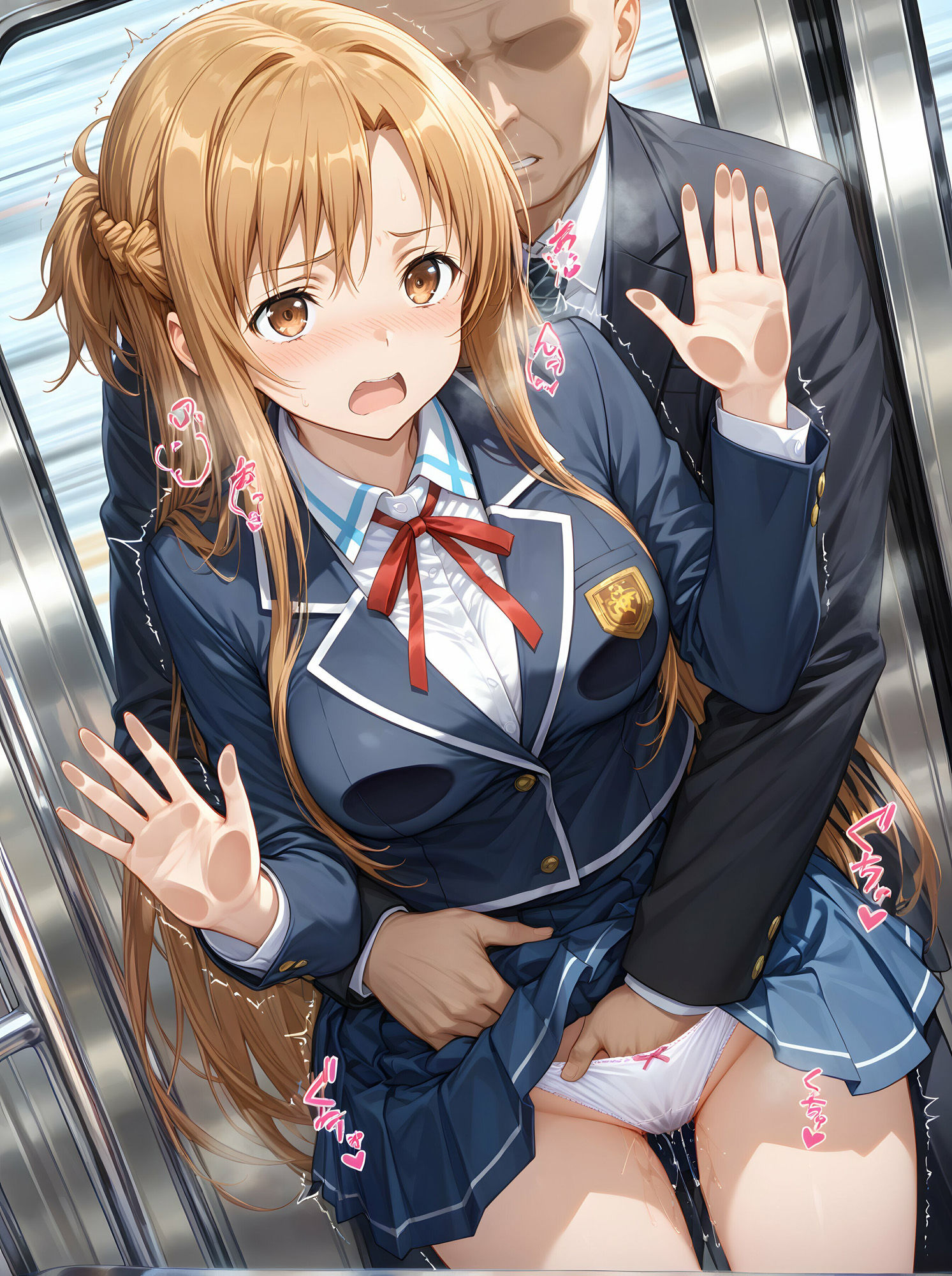 アスナが痴●オジサンに寝取られて孕むまで サンプル3ページ目