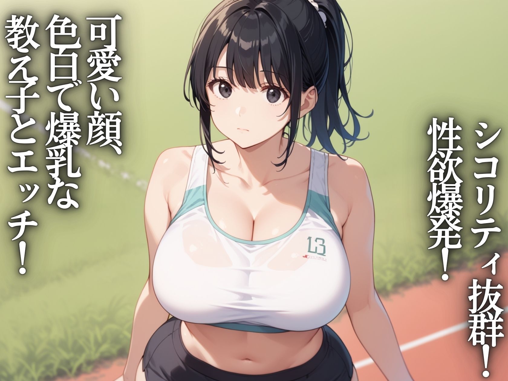 爆乳学園〜陸上JK子作り特訓 サンプル1ページ目