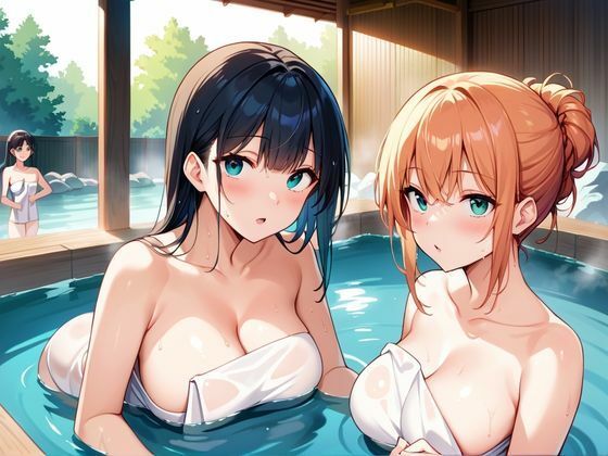 爆乳女子とハーレム温泉旅行 サンプル3ページ目