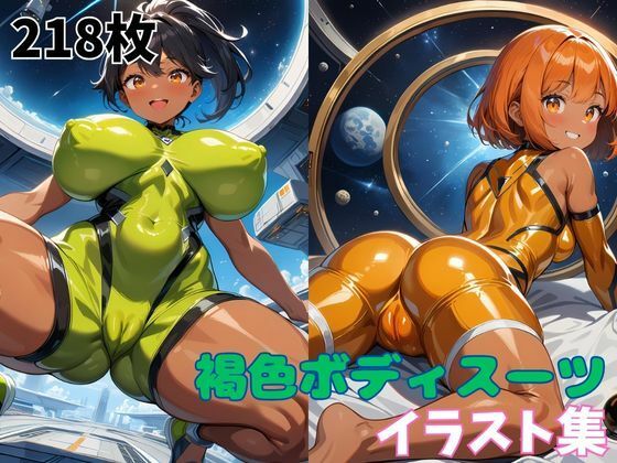 褐色ボディスーツイラスト集