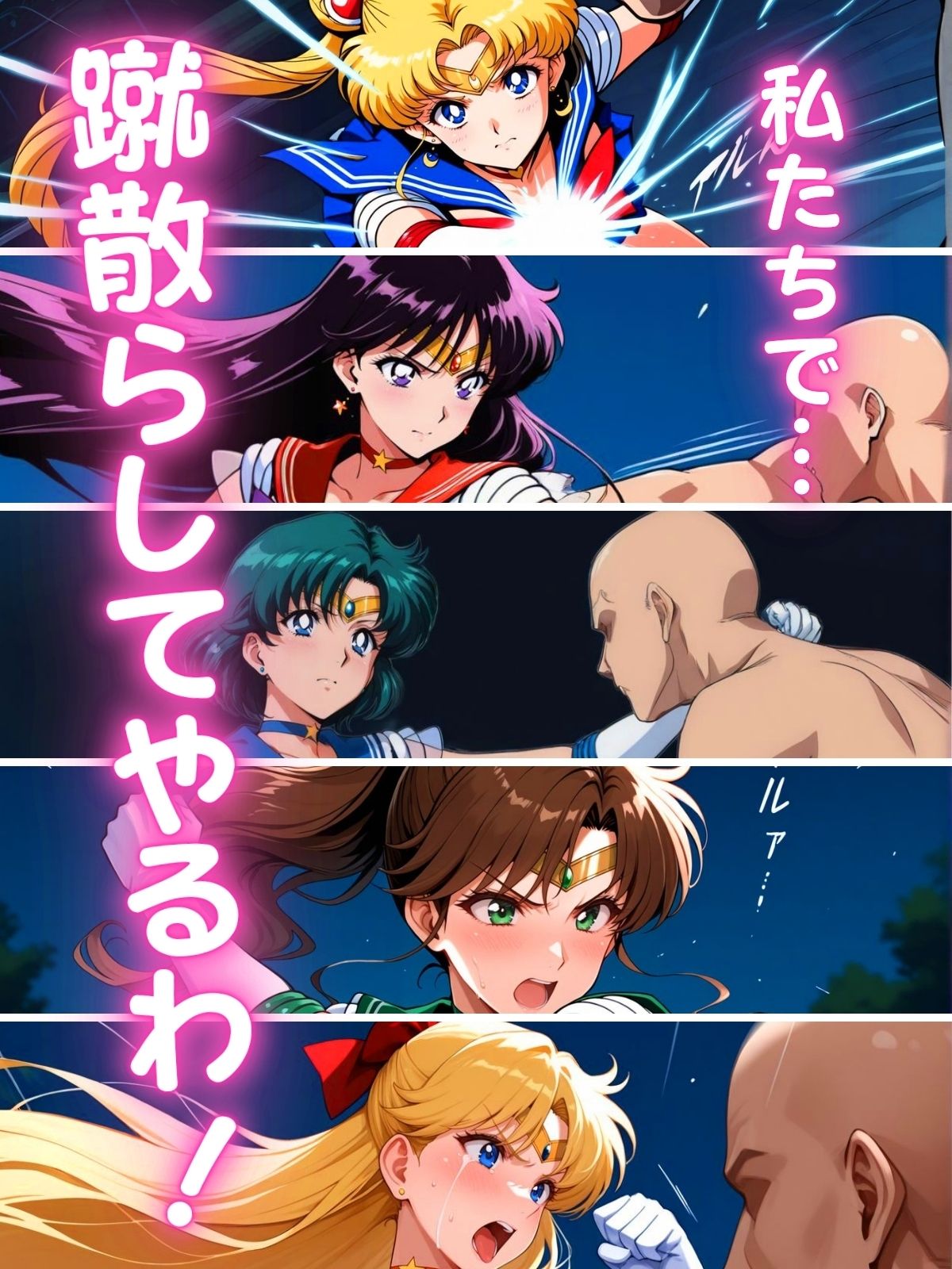 セーラー戦士おじに姦敗 バトルファック vol.1 サンプル4ページ目