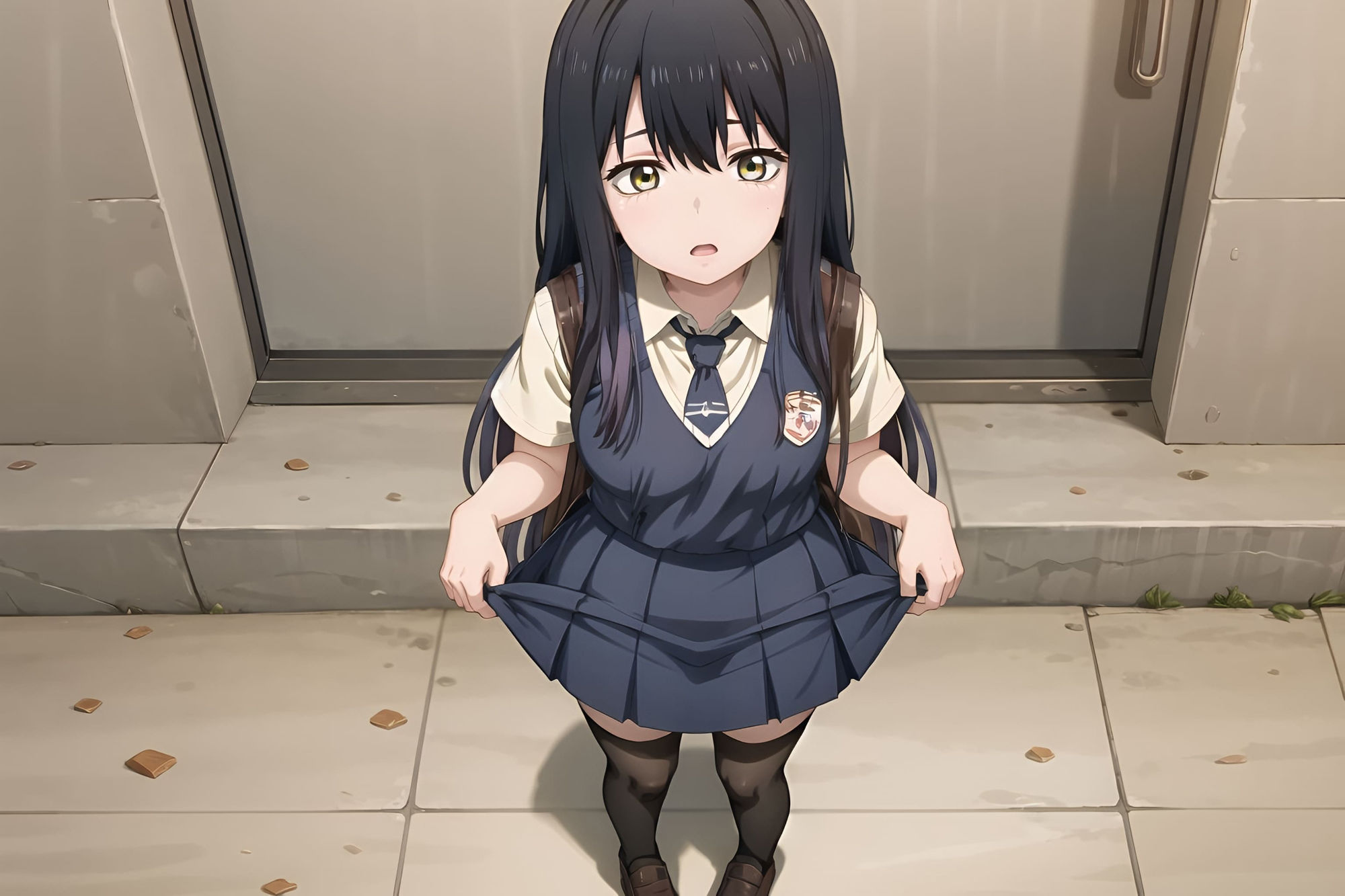 地味っ子少女 サンプル2ページ目