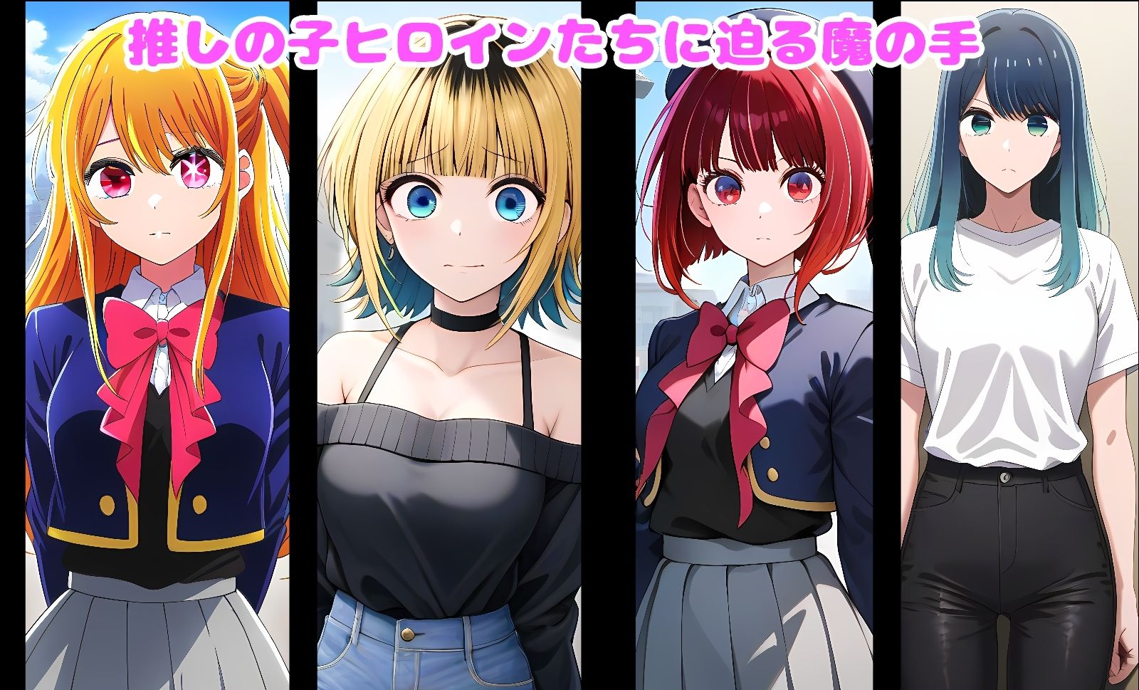 催〇おじさんに奪われた推しの子たち サンプル1ページ目