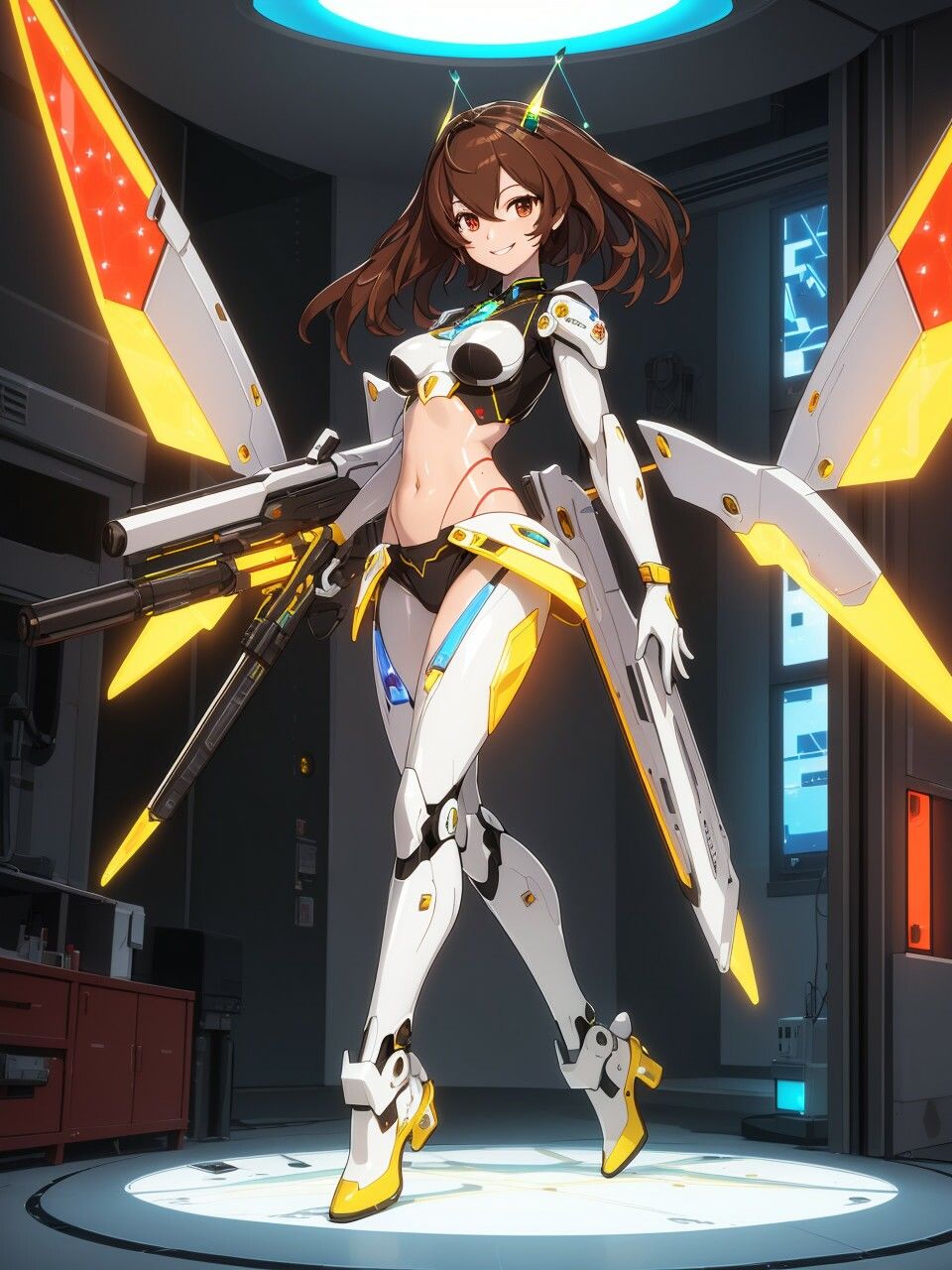 メカニカルな美少女たち〜AIイラスト集〜 サンプル3ページ目