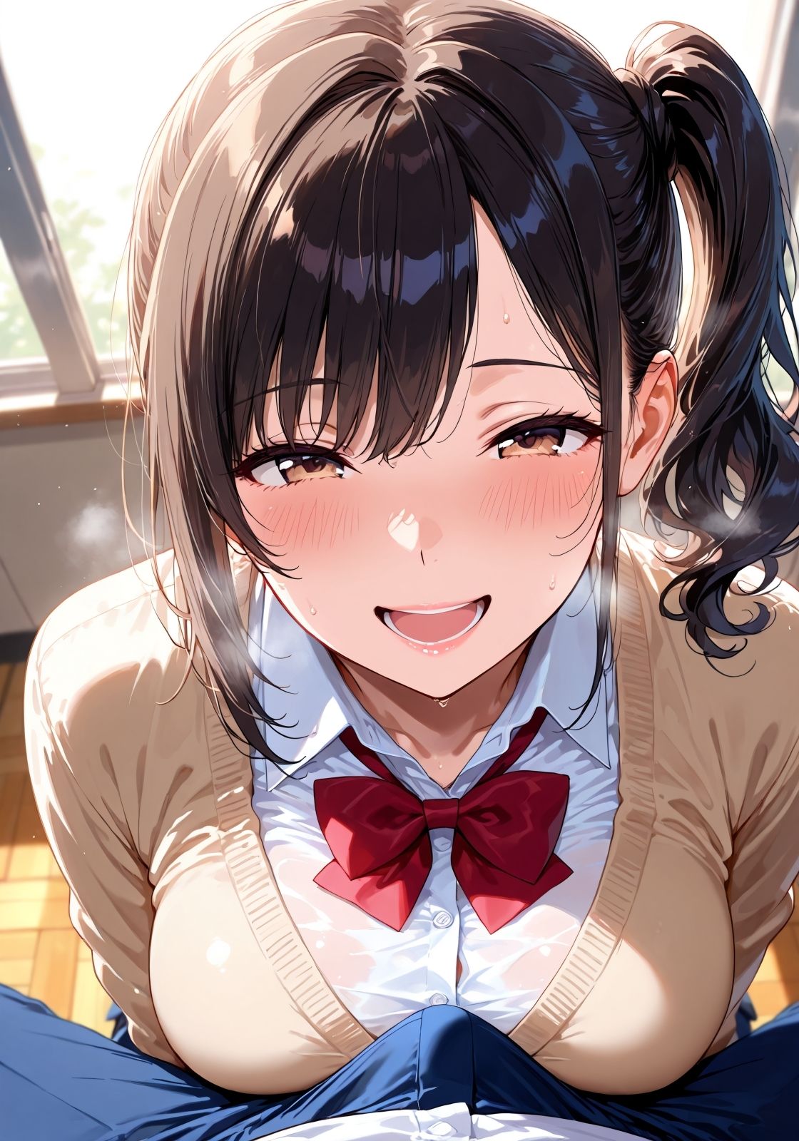 トイレなら仕方ないかぁ  〜学校でオナホ使っちゃダメだよ〜 サンプル2ページ目