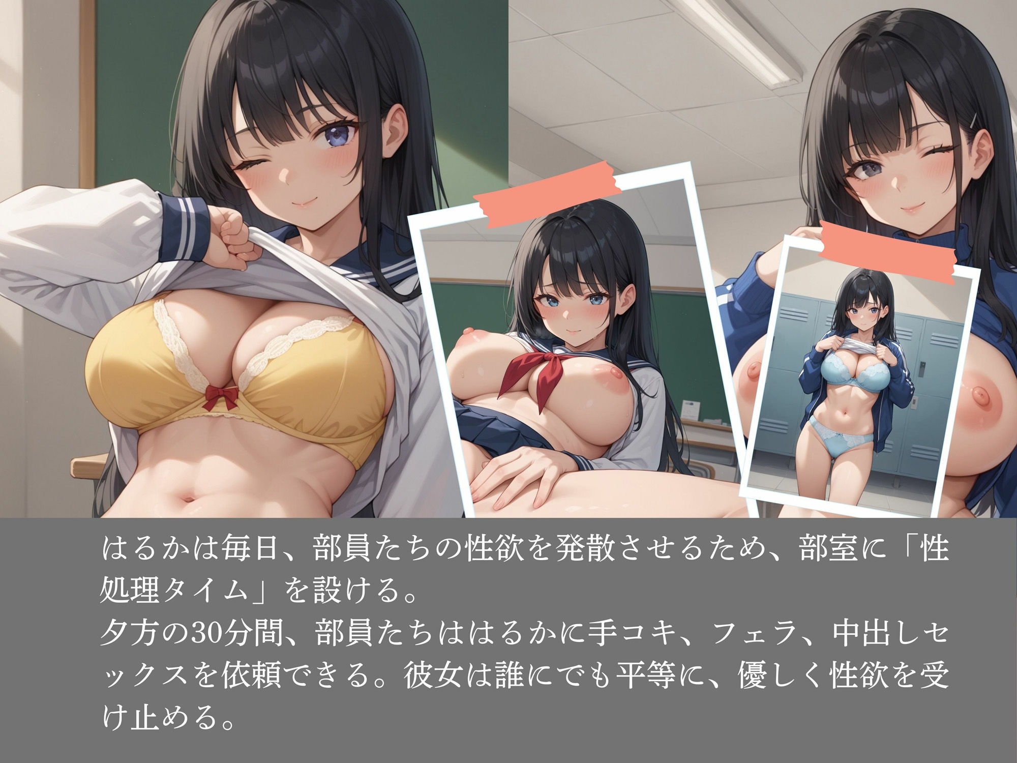 巨乳マネージャーは強豪野球部の性処理係 サンプル2ページ目
