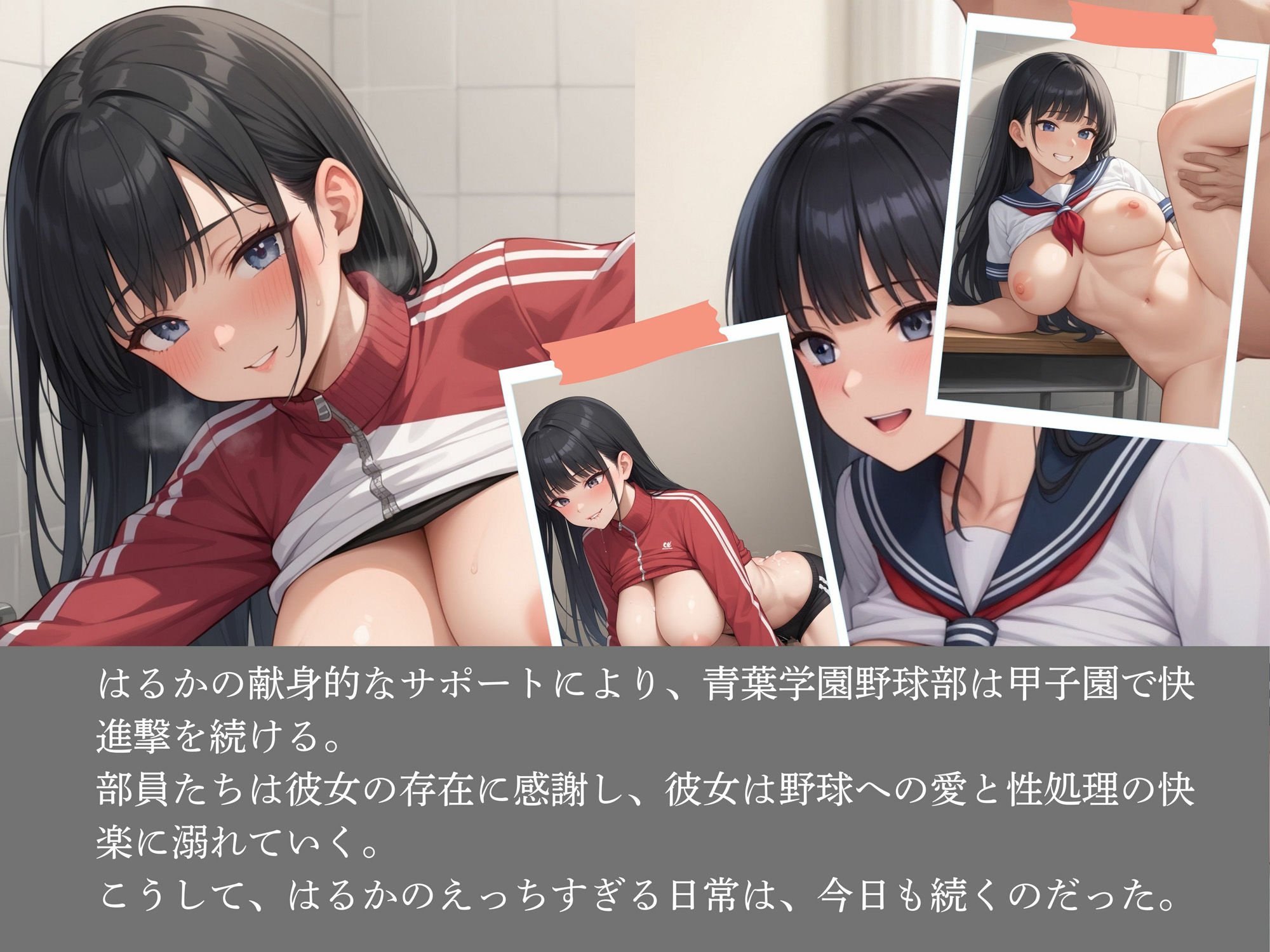 巨乳マネージャーは強豪野球部の性処理係 サンプル6ページ目
