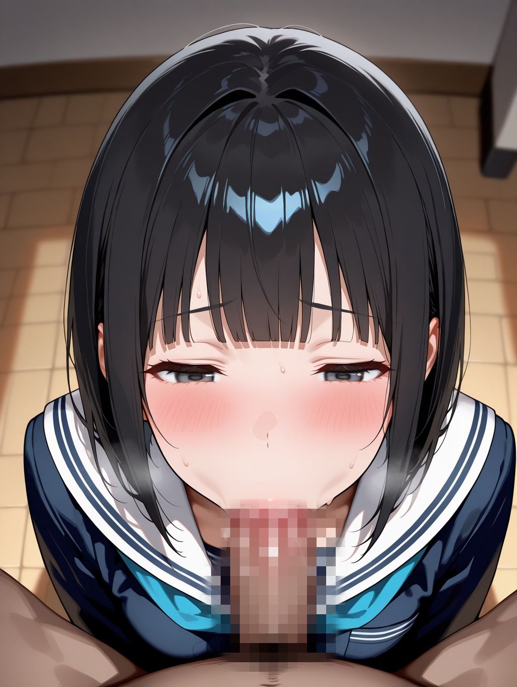 優等生の私はキモおじの種付けセックスで壊される サンプル6ページ目