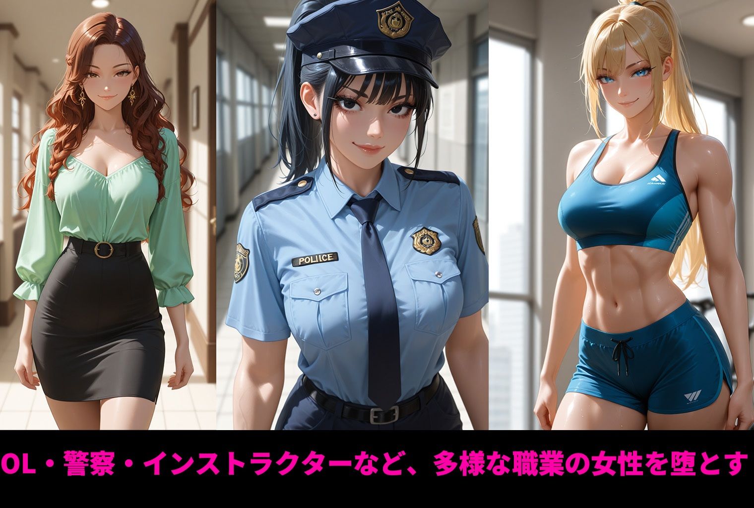即堕ちフルネルソン サンプル6ページ目