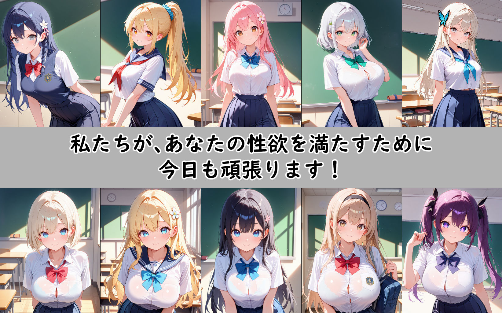 学園の性処理担当 サンプル1ページ目