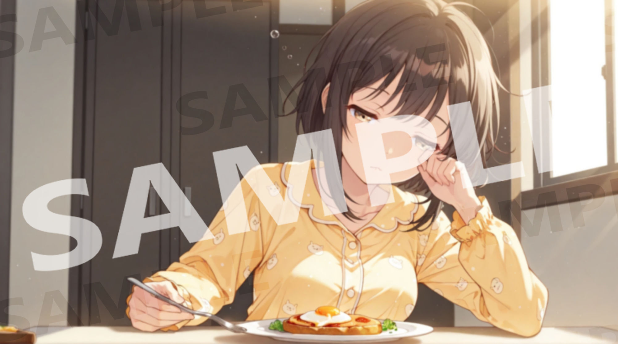えななんの夜間学校まとめ サンプル2ページ目