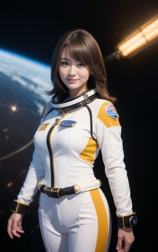 AI photobook 宇宙服 サンプル1ページ目