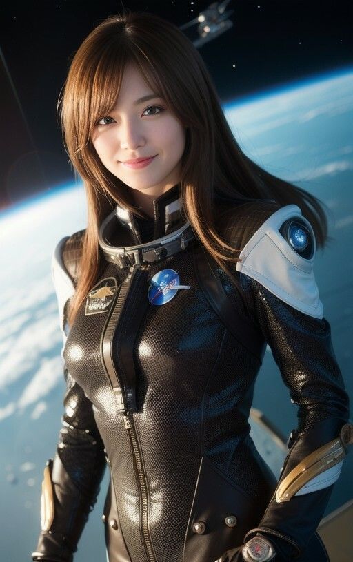AI photobook 宇宙服 サンプル3ページ目