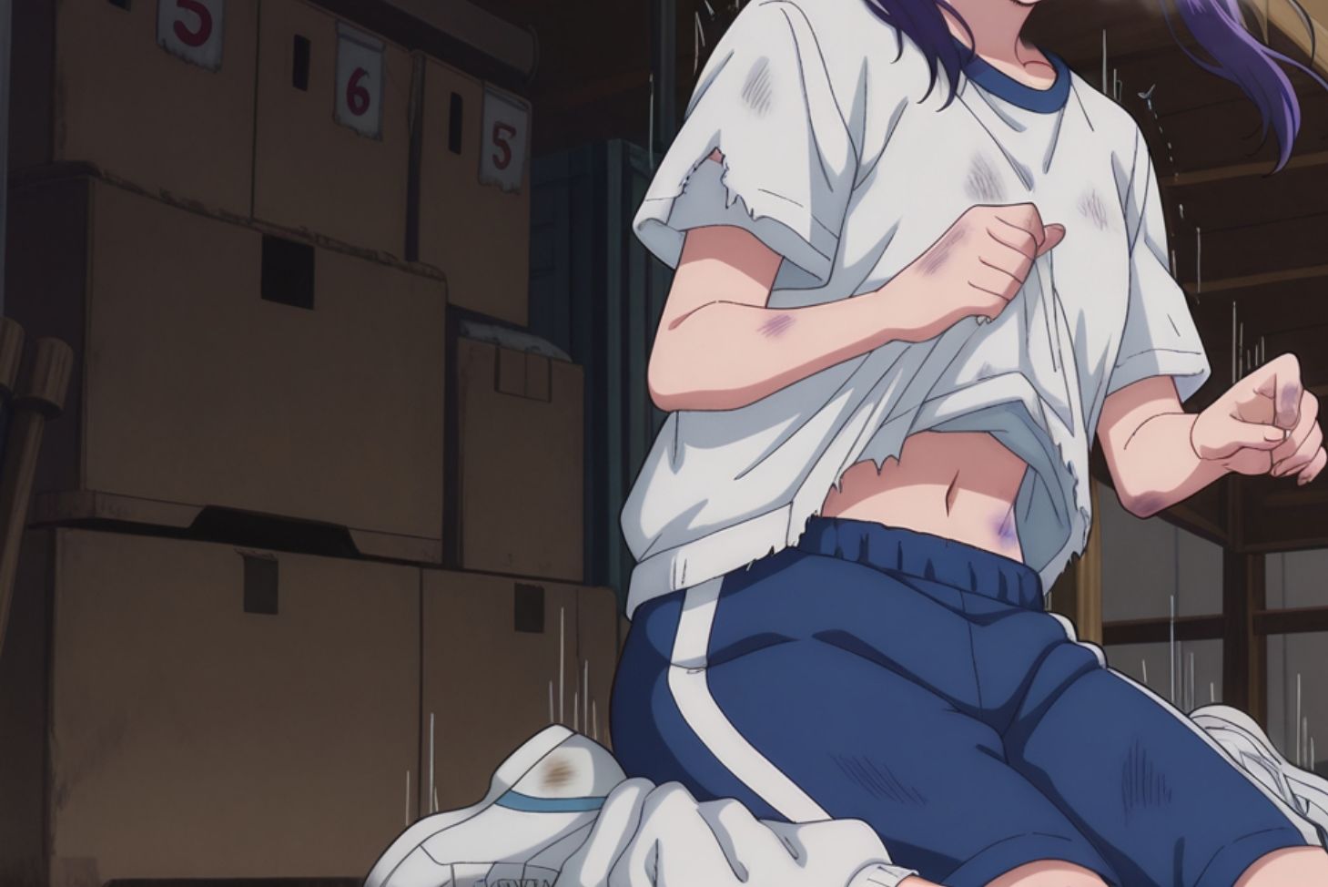 俺たちの性処理担当  -守屋菖蒲- サンプル2ページ目
