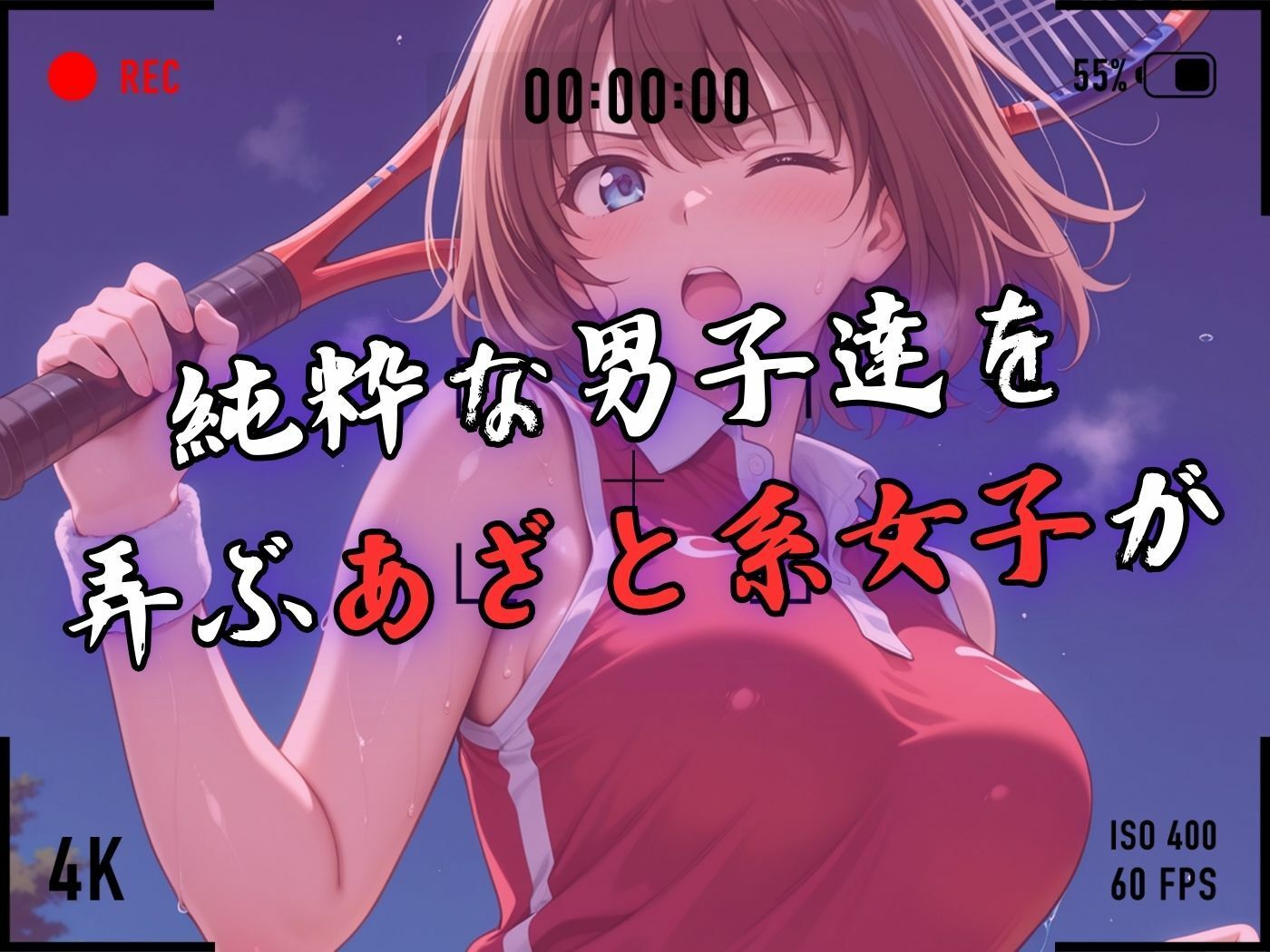 【4Kイラスト】1万3000人の生徒を抱いた校長による森あかりへの性指導（テニス編） サンプル3ページ目