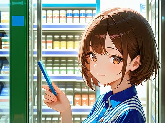 夏休みバイトの甘い思い出 サンプル1ページ目