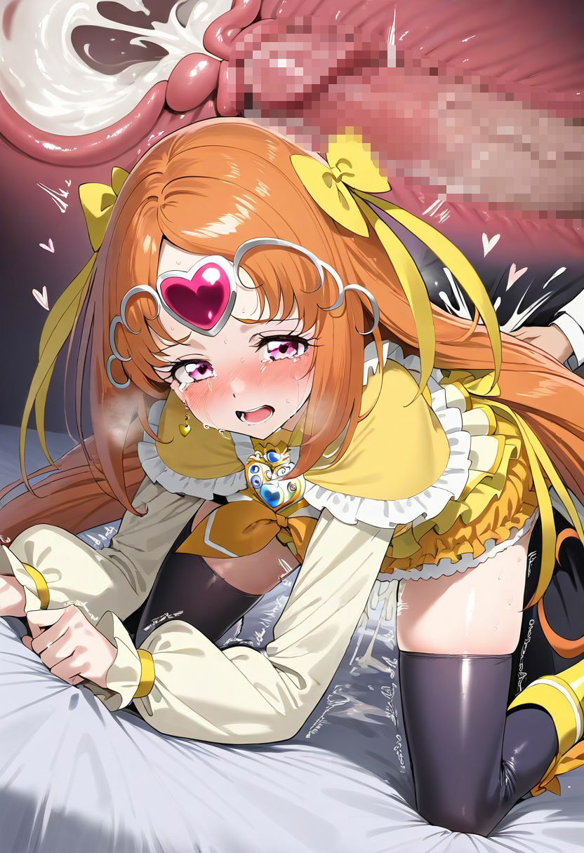 【100枚】キュア●ューズちゃんとイチャラブえっちイラスト集 サンプル9ページ目