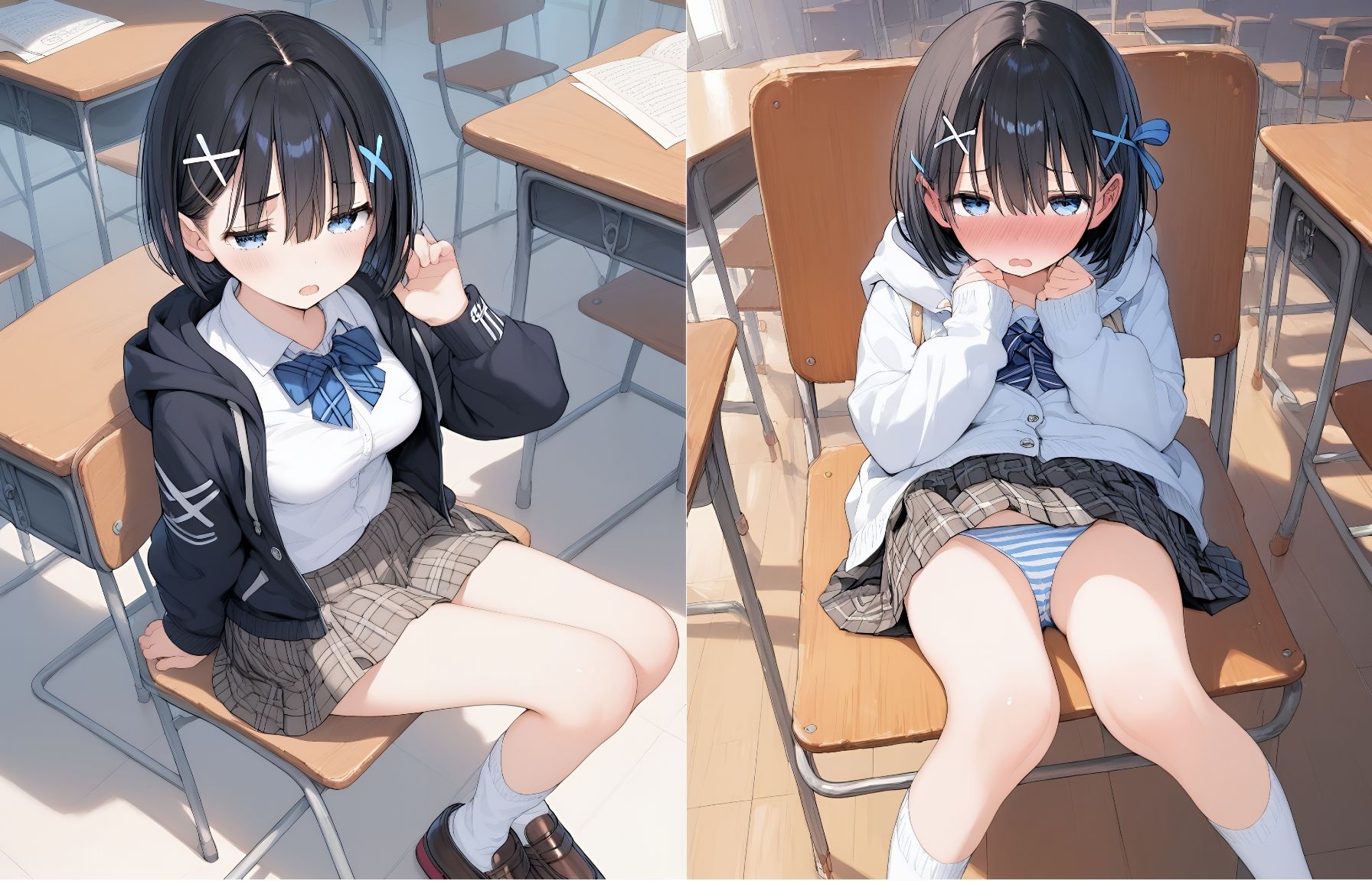 『黒髪ヒロインズ★青春の2コマ萌えエロ』コレクションvol.1【4K高画質】 サンプル1ページ目