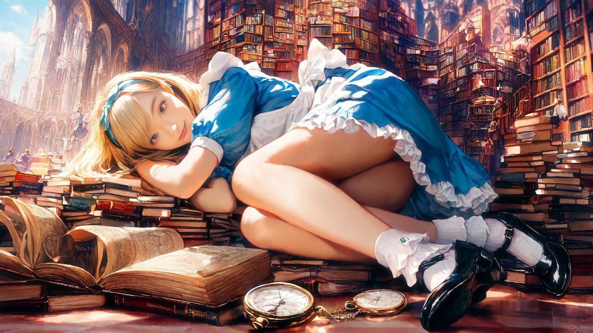 ALICE IN THE BOOKLAND -迷宮の国のアリス- サンプル1ページ目
