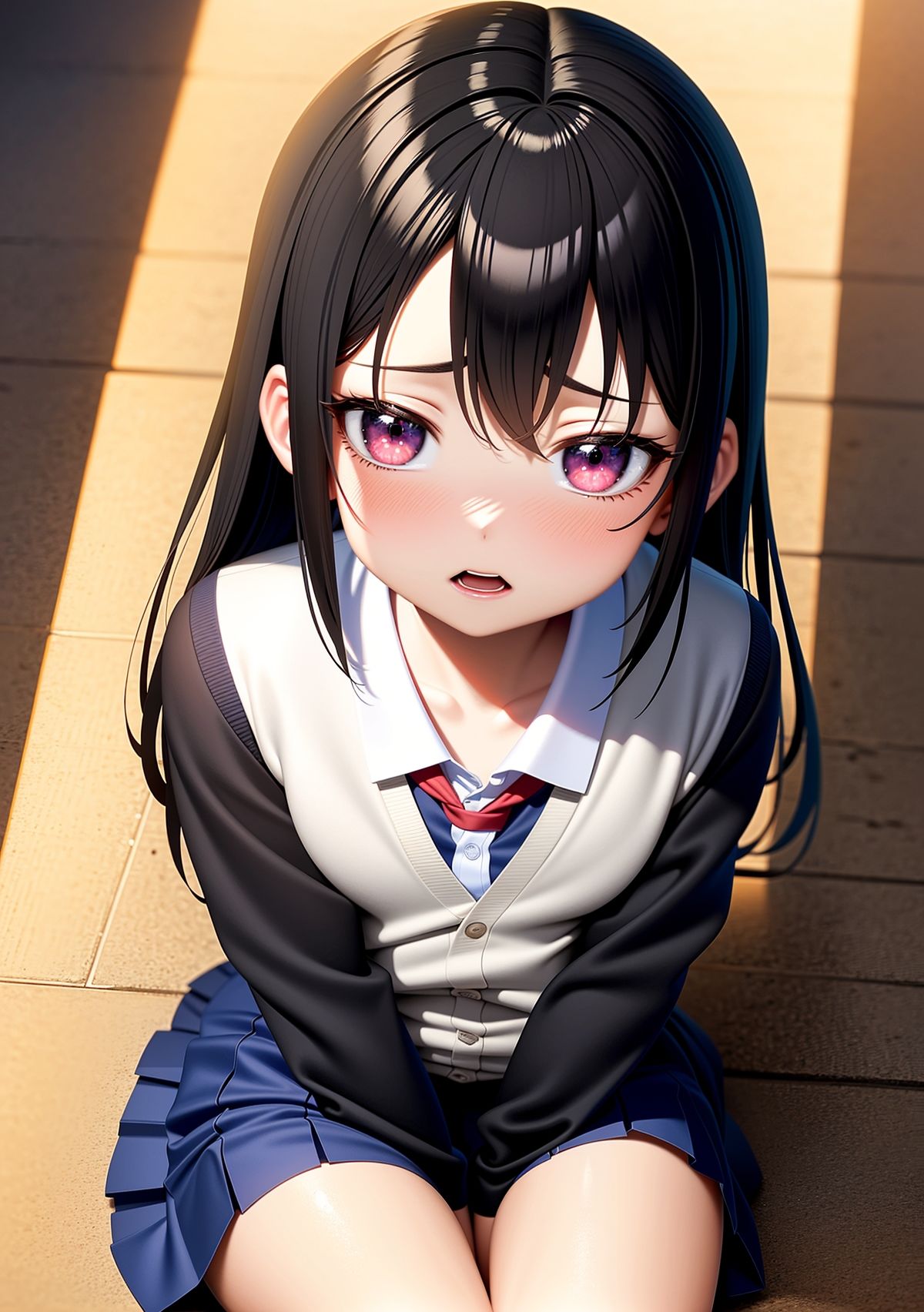 無垢な彼女たち  〜制服編〜 サンプル2ページ目