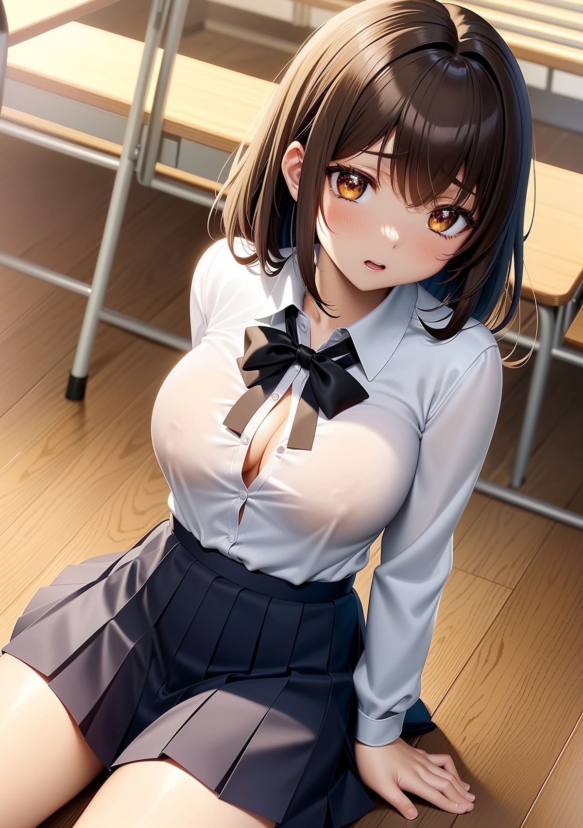 無垢な彼女たち  〜制服編〜 サンプル4ページ目