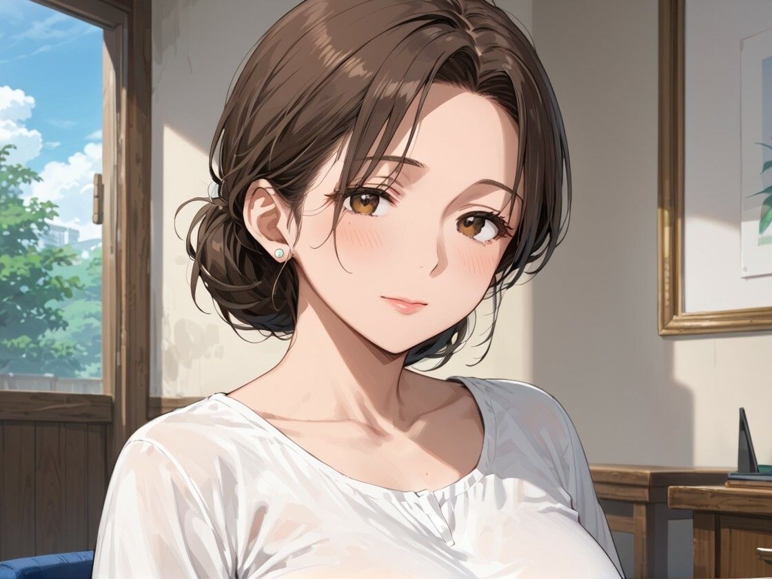 爆乳人妻 -お隣さんとイケない関係- サンプル1ページ目