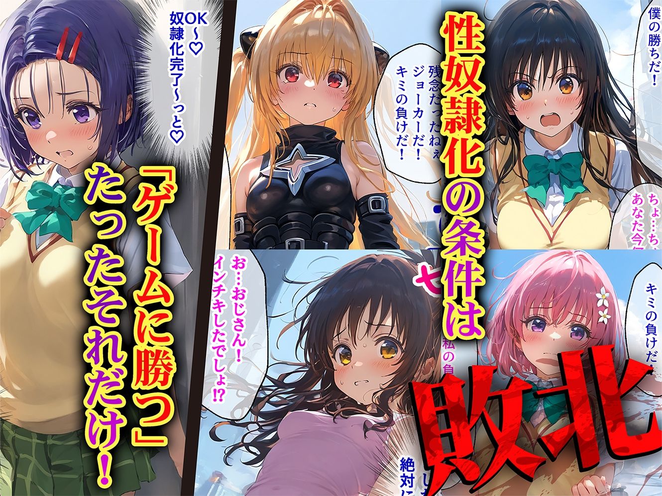 負けたら即性支配〜可哀そうなほどヤられたヒロインたち〜ToL●VEる編 サンプル2ページ目