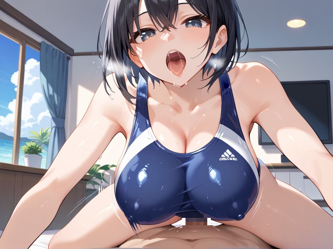 水着ハーレムしよっ！ サンプル4ページ目