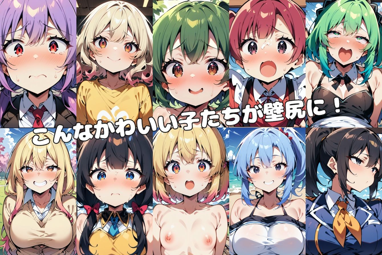 壁尻のある風景6 〜かわいく＆エッチになった壁尻たち〜 サンプル1ページ目