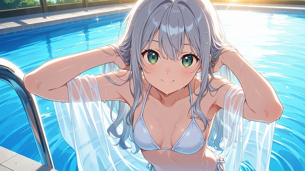 【FANZA専売】清楚銀髪と金髪アイドルの秘密プライベートレッスン【4K高画質】 サンプル5ページ目