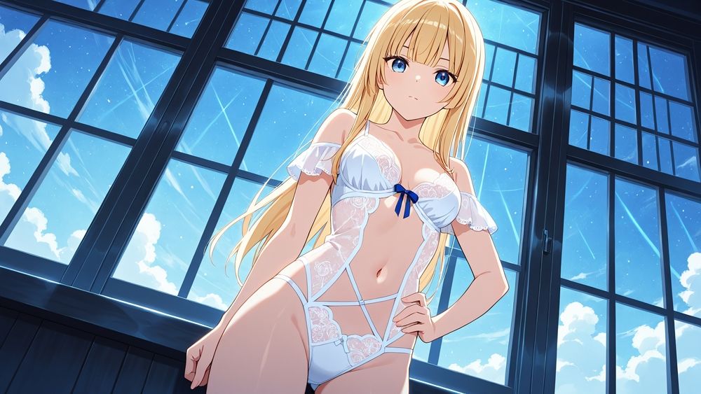 【FANZA専売】清楚銀髪と金髪アイドルの秘密プライベートレッスン【4K高画質】 サンプル6ページ目
