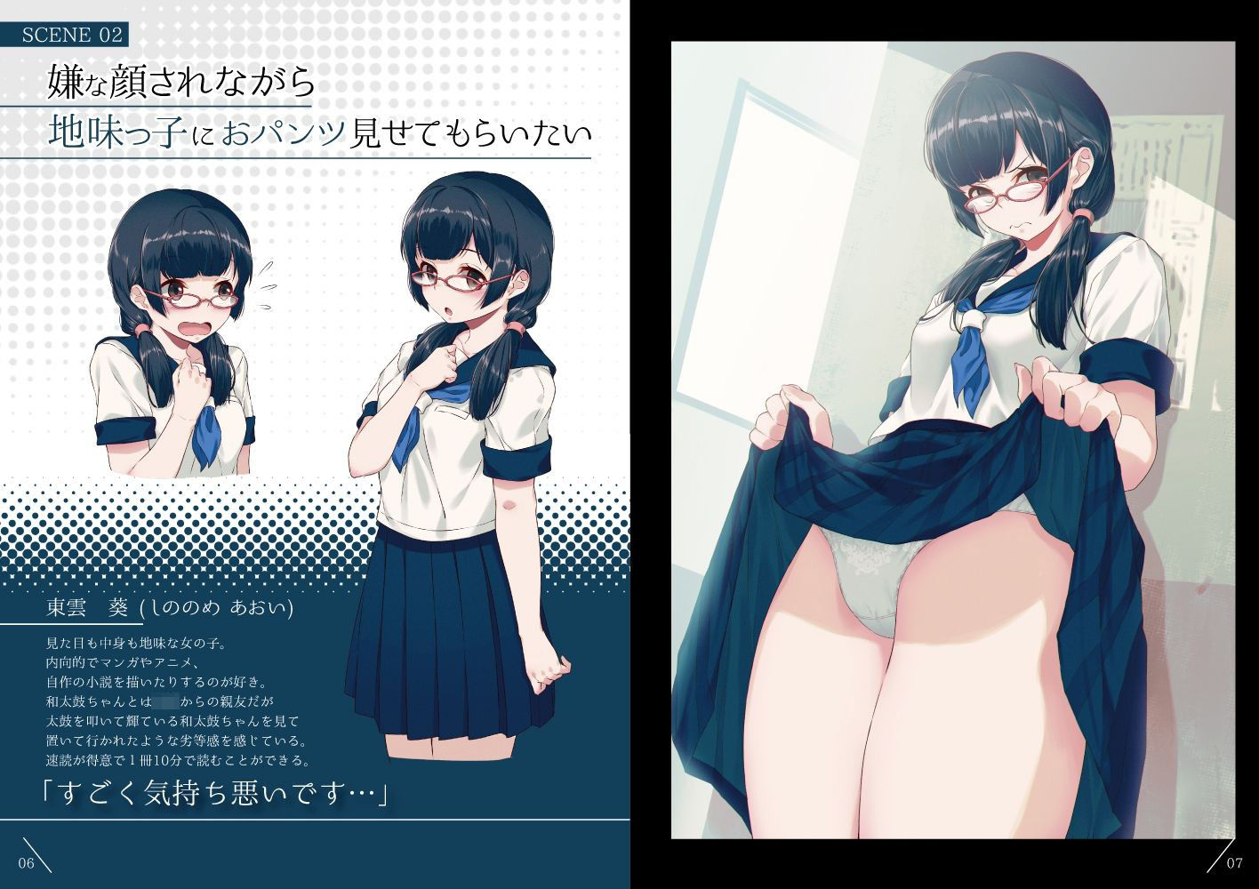 嫌な顔されながらおパンツ見せてもらいたい本6 サンプル2ページ目