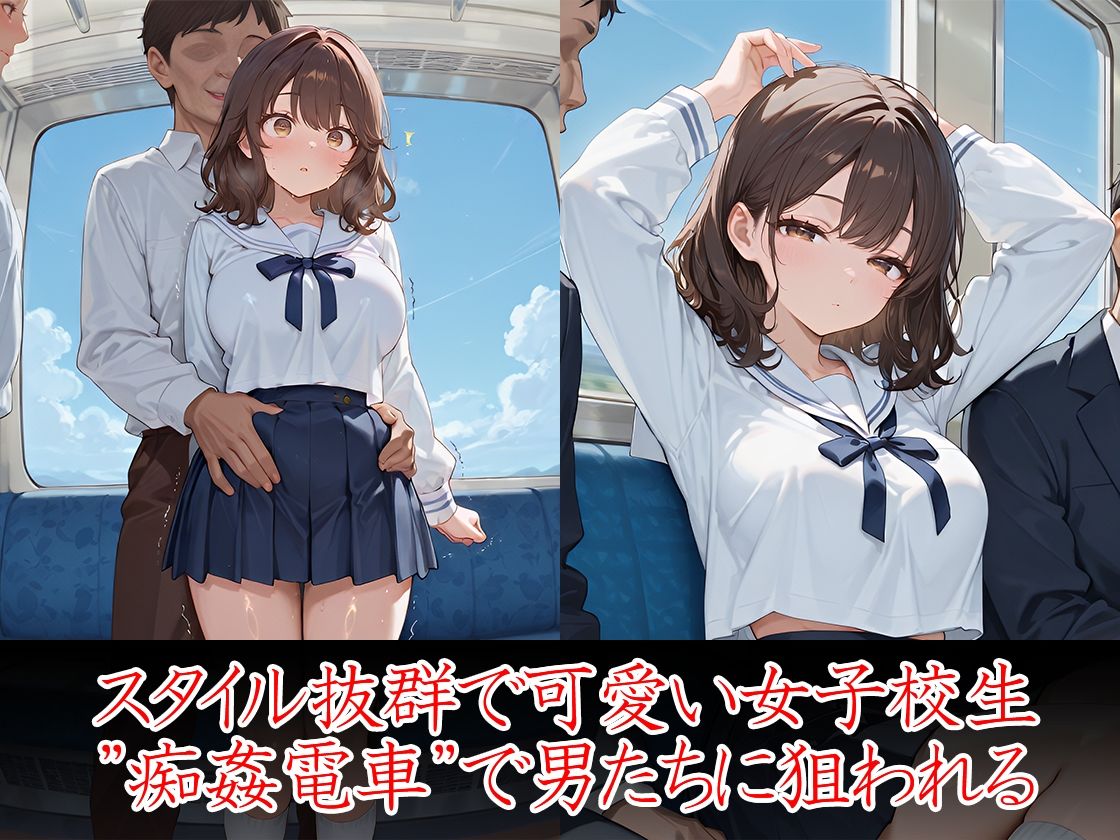 痴姦電車 学生専用車両 サンプル2ページ目